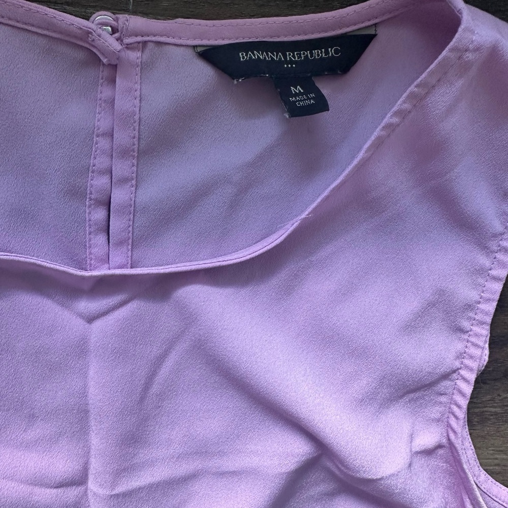 Banana Republic Floral and Solid Blouses - Cream, Pink, White - Picture 9 of 15